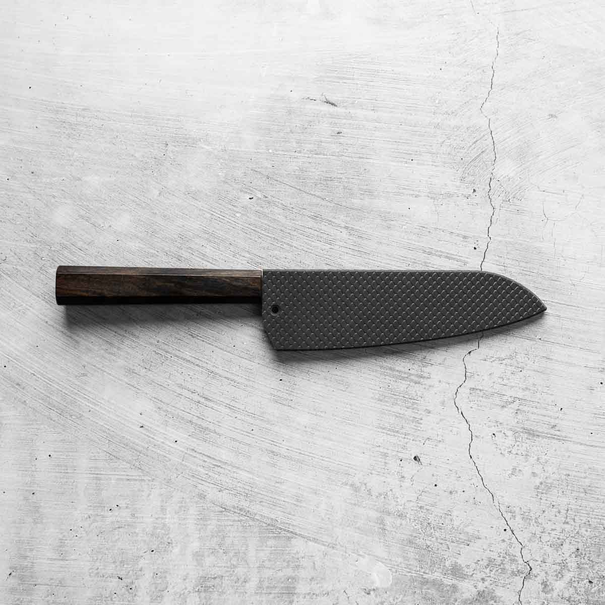 Hajimaru Ginsan Nashiji Santoku 170mm - Bubinga