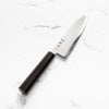 Hatsukokoro Kaijin Blue 2 Stainless Clad Santoku 180mm - Mono Ebony