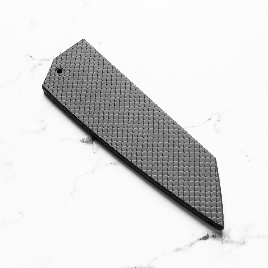 Senzo Black Bunka 165mm - Fitted Saya - Scales