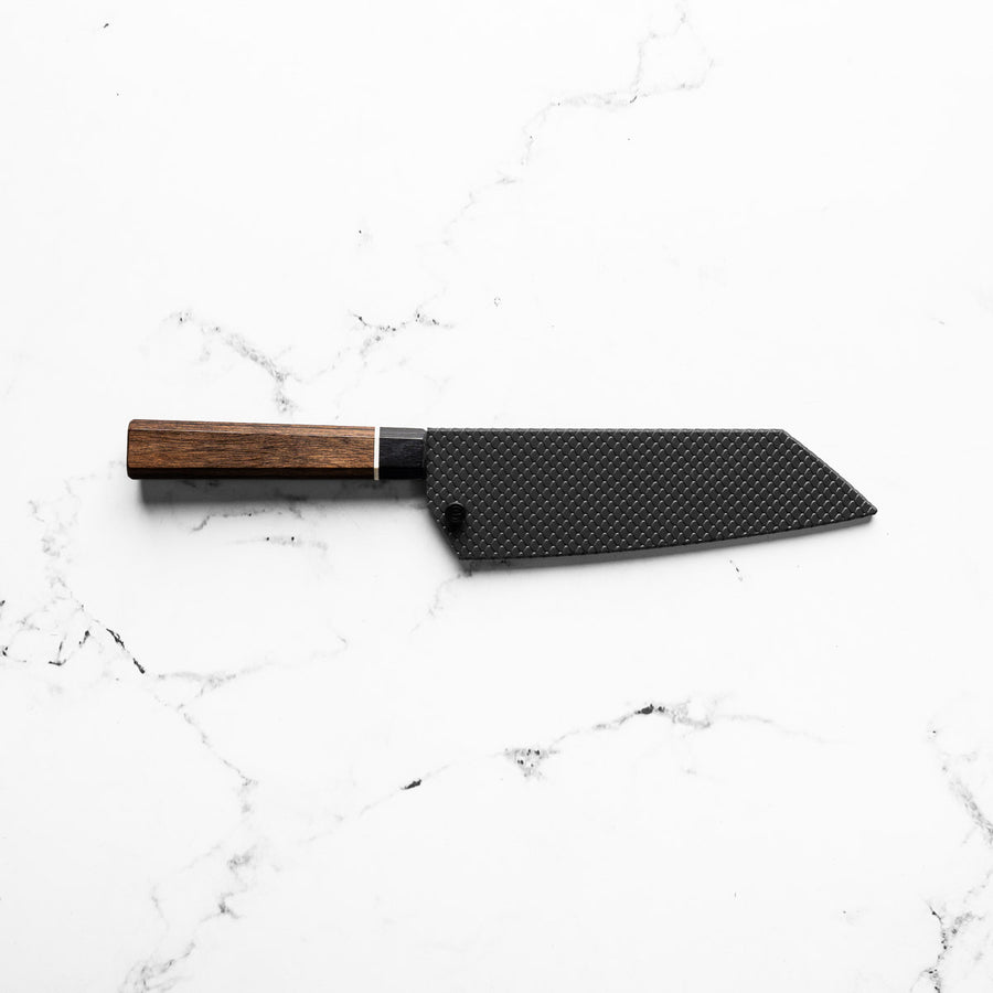 Senzo Black Bunka 165mm - Fitted Saya - Scales