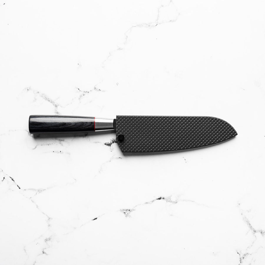 Senzo Classic Santoku 167mm - Fitted Saya - Scales