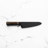 Senzo Black VG10 Damascus Small Santoku 143mm