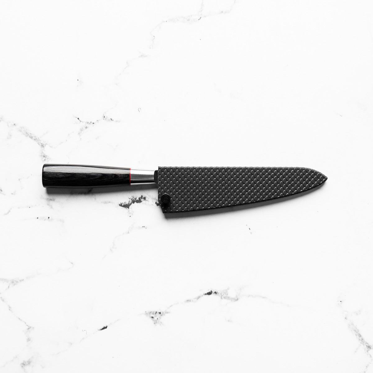 Senzo Classic Small Santoku 143mm - Fitted Saya - Scales
