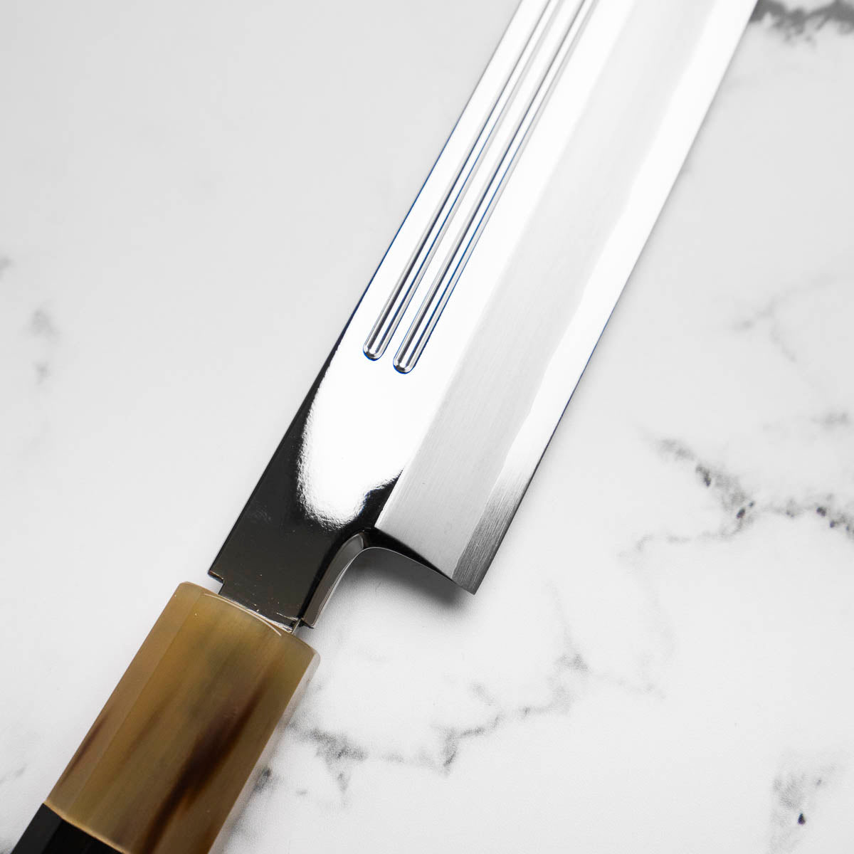Yamawaki Hamono Kansho Kiritsuke Yanagiba 300mm - Ebony & Blonde