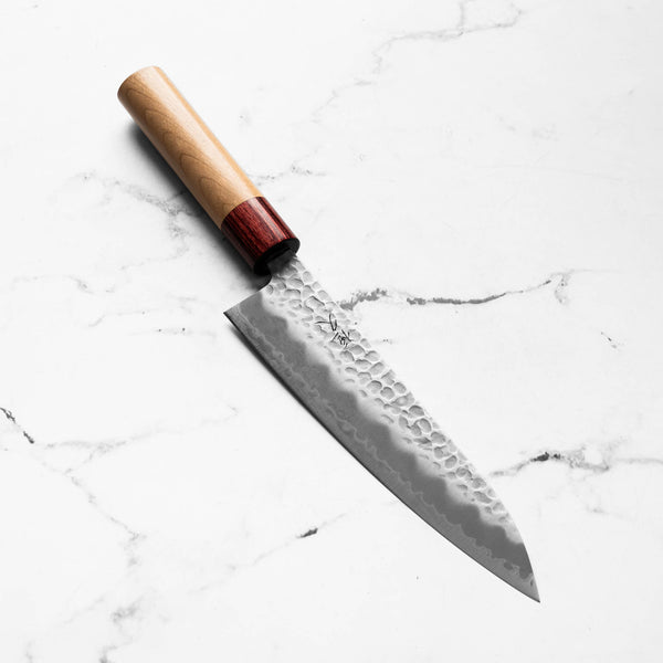 Tsunehisa Blue Super Tsuchime Gyuto 180mm - Cherry
