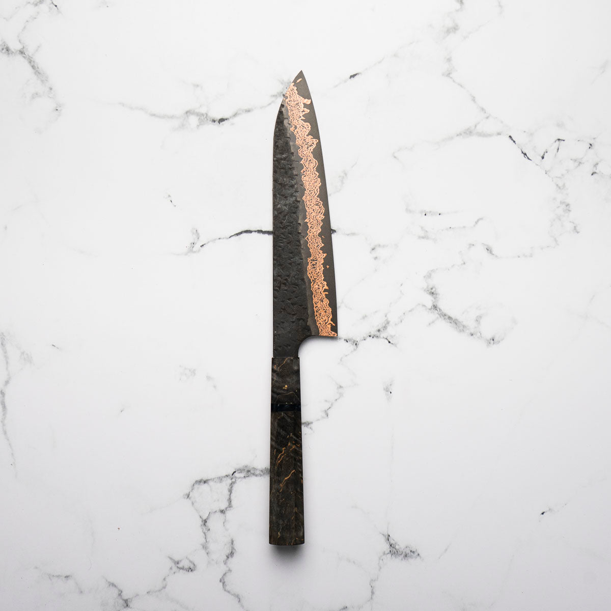 #YoRoKoBi⭐︎ Hatsukokoro Yorokobi Kurouchi SLD Damascus Tsuchime Gyuto 210mm