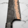Hatsukokoro Yorokobi Kurouchi SLD Damascus Tsuchime Gyuto 210mm - Dark Maple