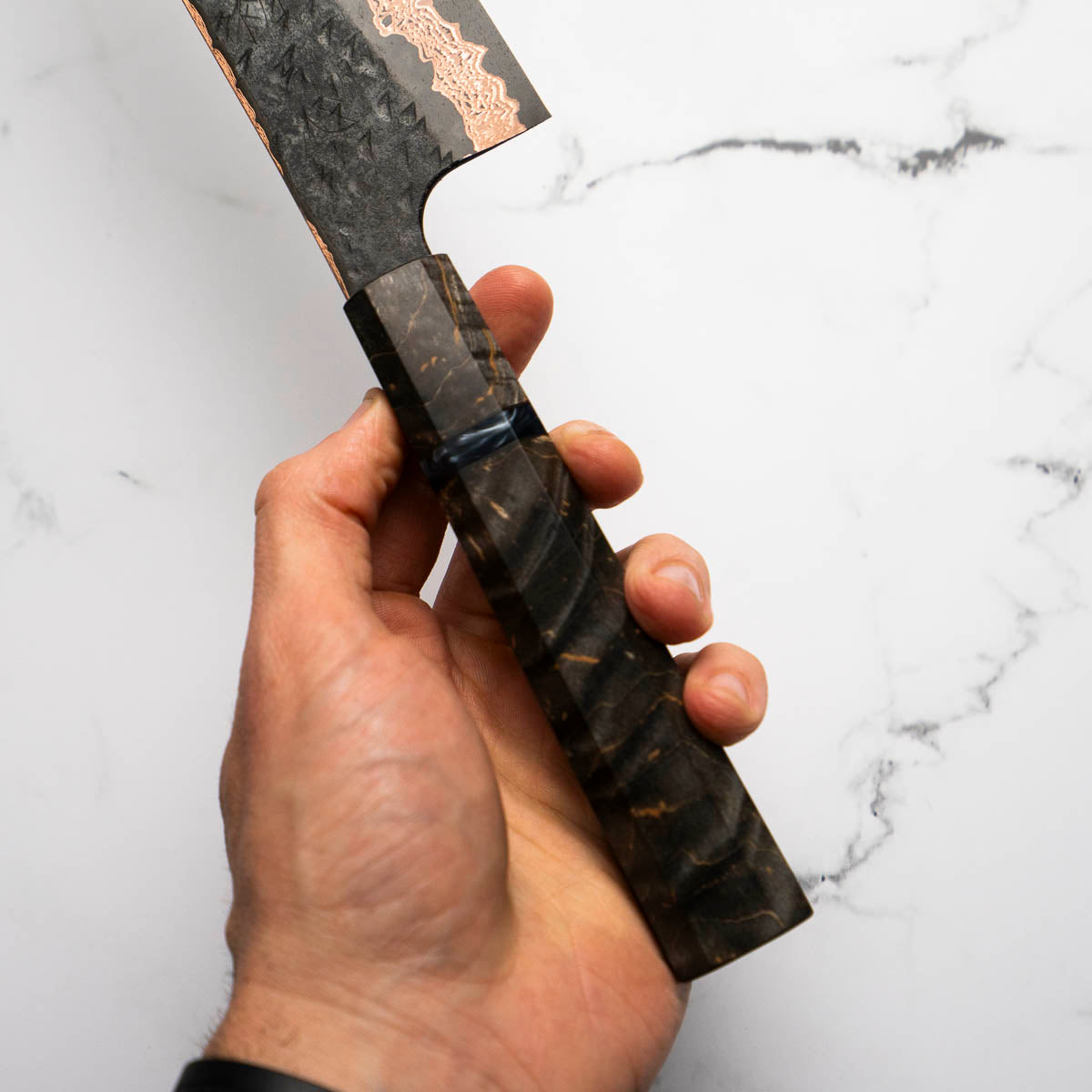 Hatsukokoro Yorokobi Kurouchi SLD Damascus Tsuchime Kiritsuke