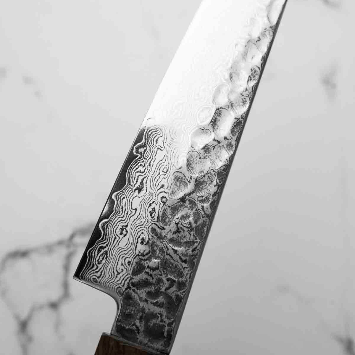 Hatsukokoro Hayabusa VG10 Damascus Tsuchime Petty 150mm