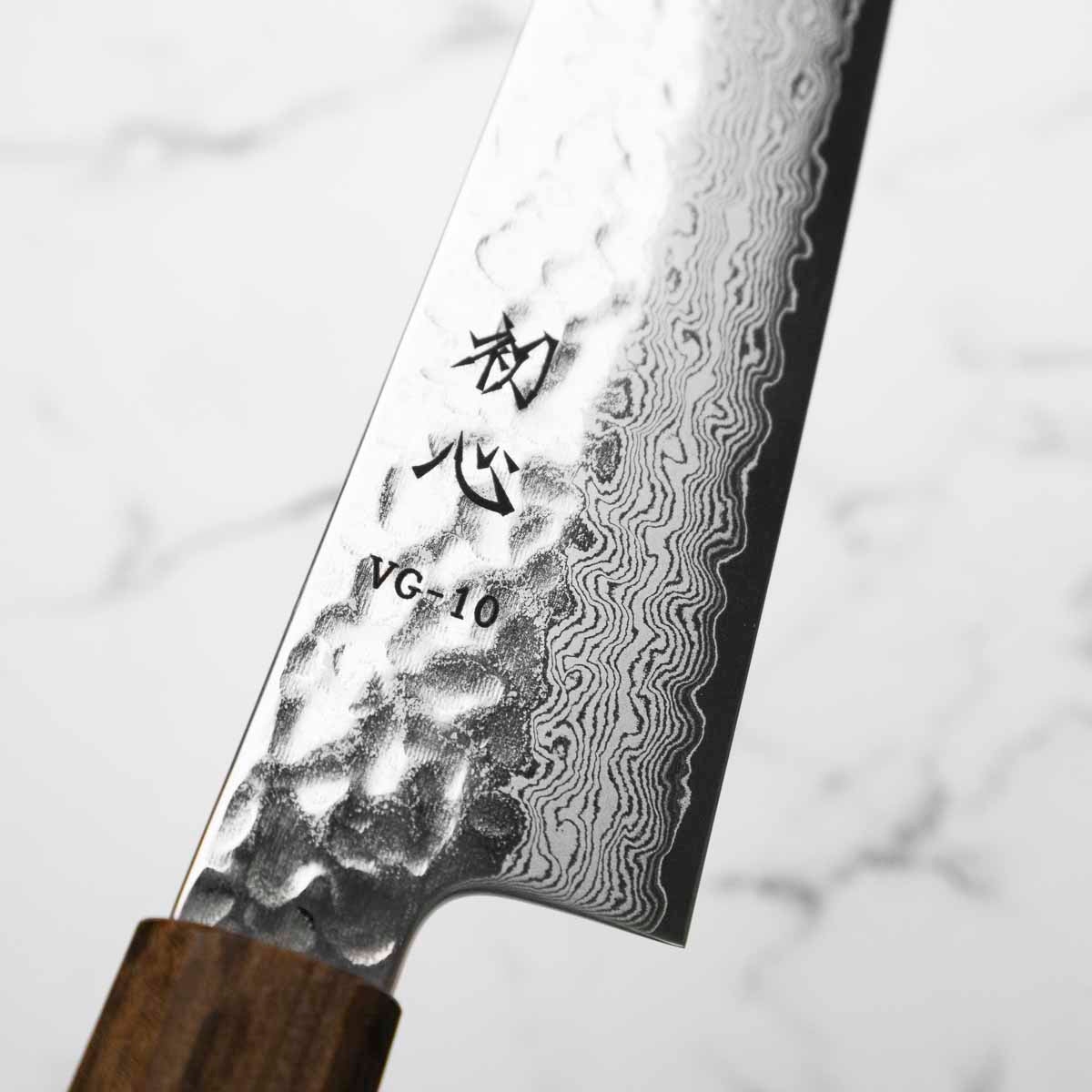 Hatsukokoro Hayabusa VG10 Damascus Tsuchime Sujihiki 270mm – Chefs