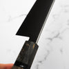 Hatsukokoro Hayabusa ATS34 3 Layer Kiritsuke Gyuto 240mm - Dark Maple