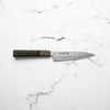 Sakai Kikumori VG10 Petty 135mm - Dark Maple