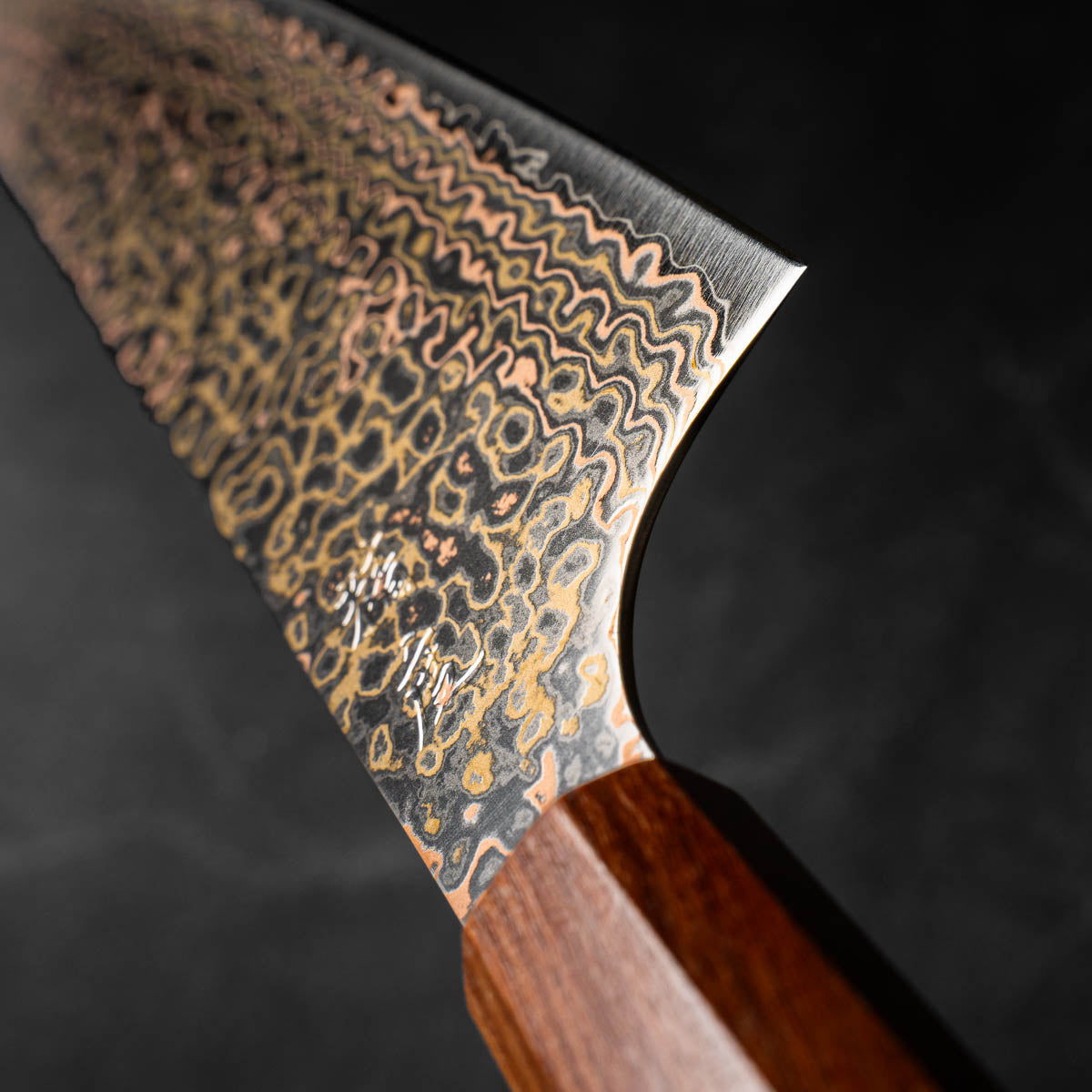 Seido "Niji" VG10W Rainbow Damascus - Sandalwood 2 Knife Set with Whetstone