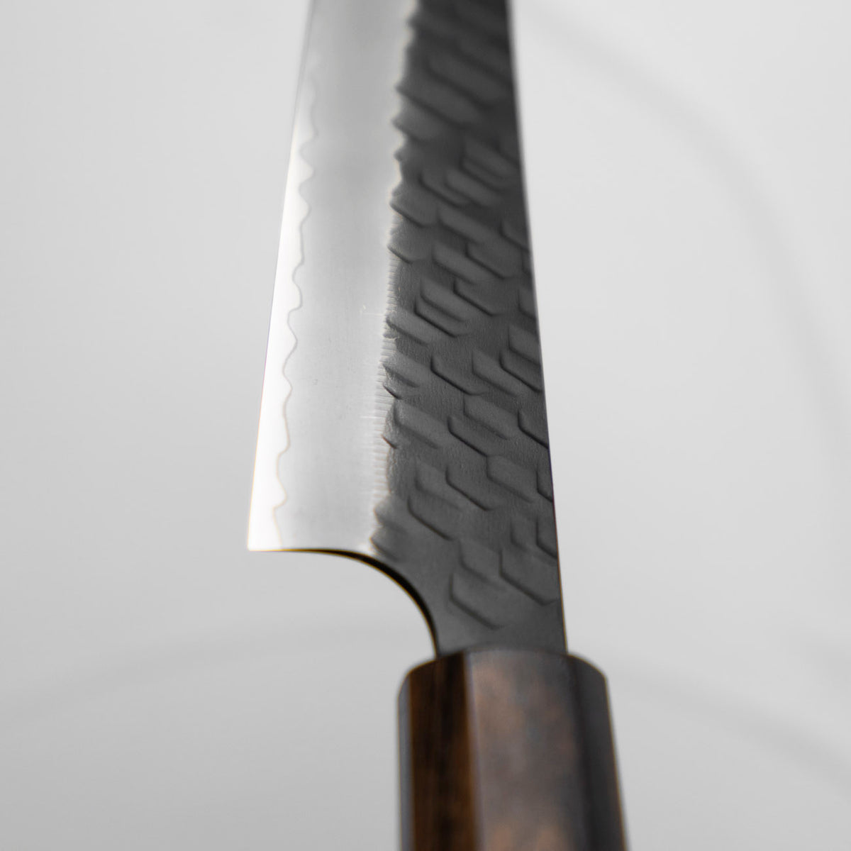 Nigara Hamono SG2 Kurouchi Tsuchime Kiritsuke Petty 150mm - Ebony