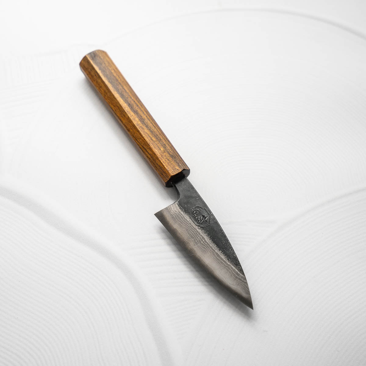 Hatsukokoro Kumokage Blue 2 Kurouchi Damascus Paring 80mm – Chef's