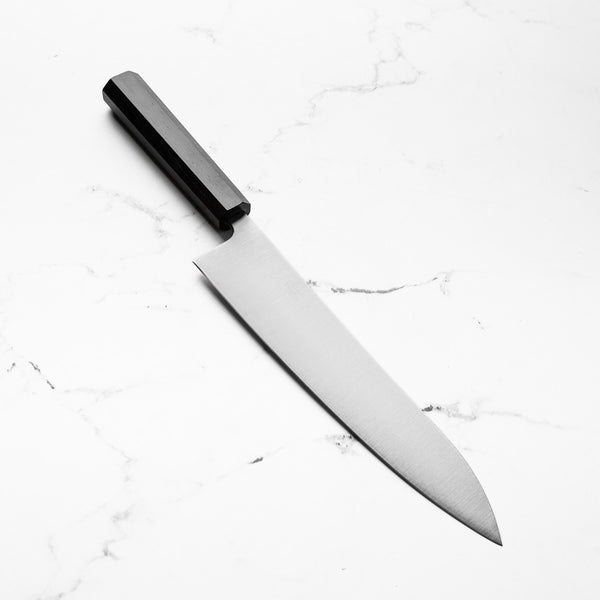 Tsunehisa Blue Super Migaki Gyuto 210mm - Ebony