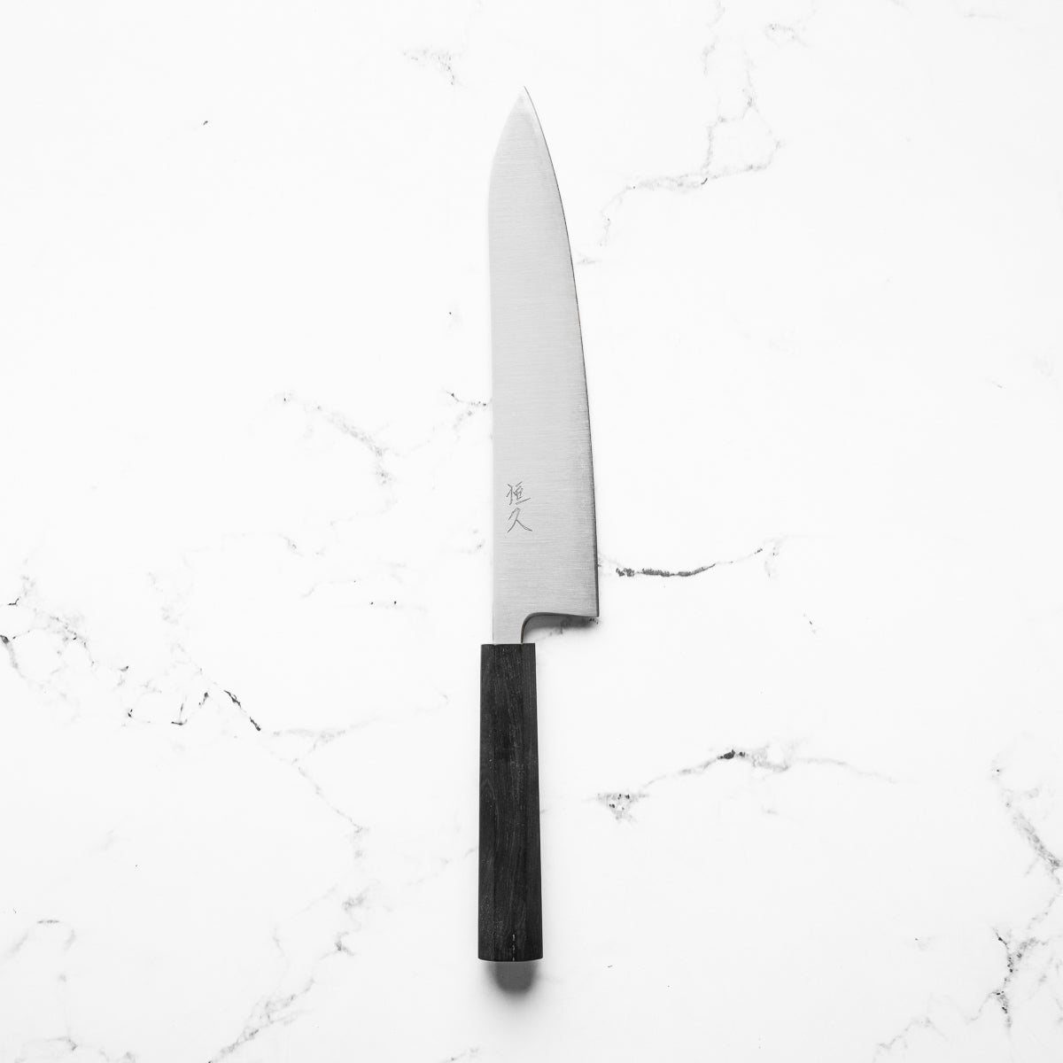 Tsunehisa Blue Super Migaki Gyuto 210mm - Ebony