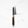 Sakai Kikumori "Choyo" Ginsan Santoku 180mm - Persimmon