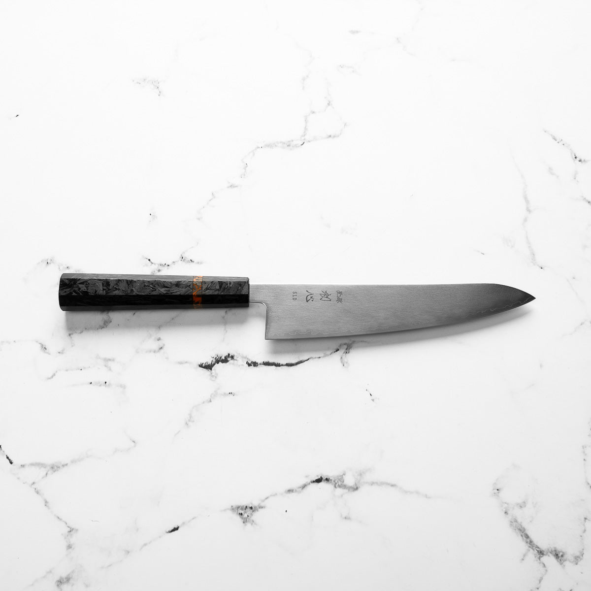 Hatsukokoro Hikari SLD 3 Layer Gyuto 195mm - Carbon Fibre