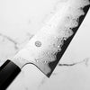 Sakai Kikumori "Minamo" ATS34 Damascus Gyuto 240mm - Ebony Turquoise