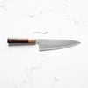 Y.Tanaka x Sakai Kikumori Extra Tall Blue 1 Gyuto 225mm - Siamese Rosewood & Blonde