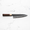 Mutsumi Hinoura Ajikataya White 2 Gyuto 210mm - Rosewood / White Horn