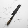Morihei Hisamoto White 2 Kurouchi Nakiri 165mm - Dark Maple