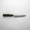 Nakagawa Satoshi (Hatsukokoro) Blue 1 Damascus Petty 150mm - African Blackwood