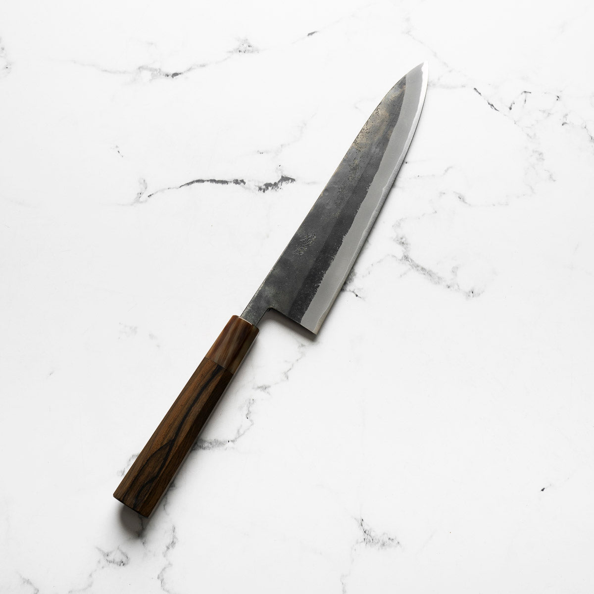 Seido x  Tadafusa White 2 Kurouchi Gyuto 210mm - Persimmon