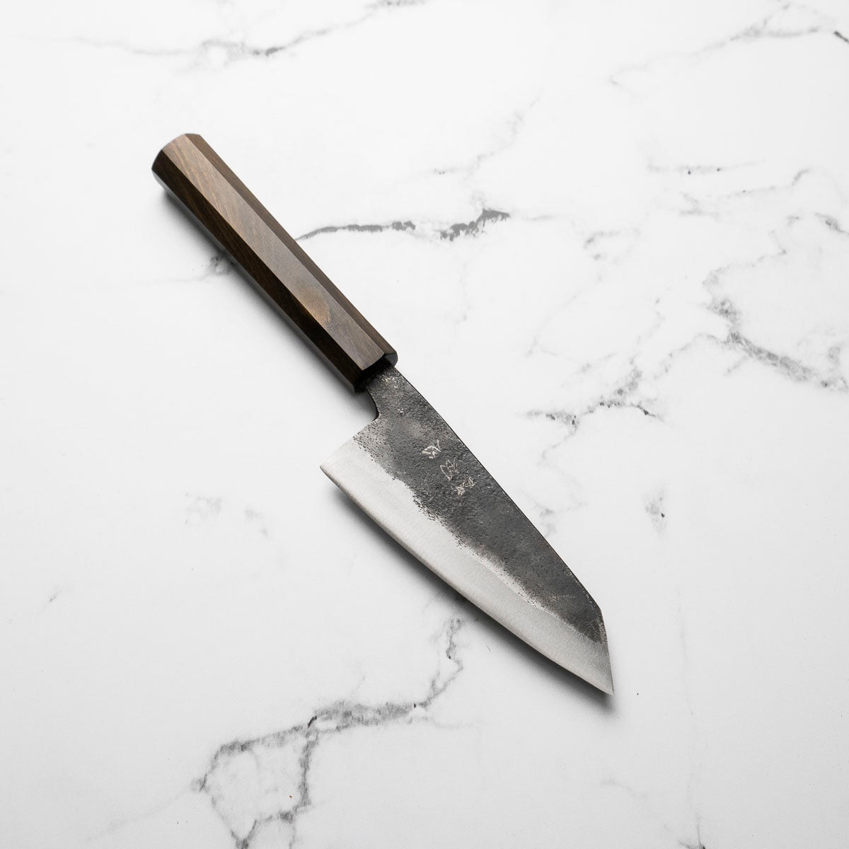 Hatsukokoro Kurogane Blue 2 Ko Bunka 120mm – Chefs Edge - Handmade