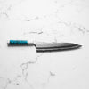 Yu Kurosaki AS Kokusen Ei Gyuto 240mm - Turquoise & White