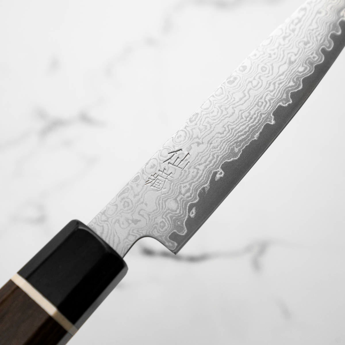 Senzo Black VG10 Damascus Petty 120mm – Chefs Edge - Handmade