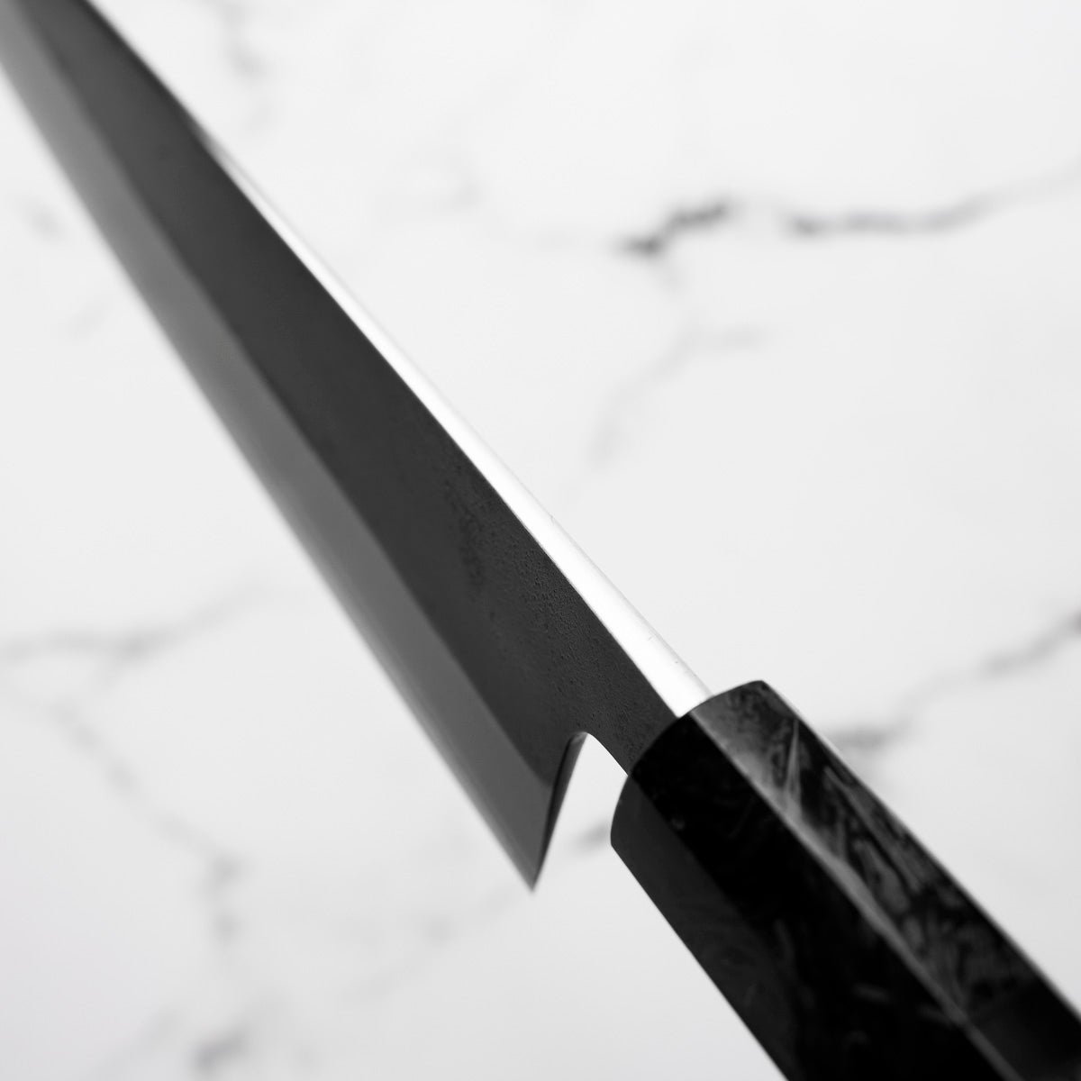 Yoshikane (Hatsukokoro) White 2 Kurouchi Nashiji Gyuto 210mm