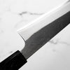 Yoshikane (Hatsukokoro) White 2 Kurouchi Nashiji Sujihiki 240mm - Dark Carbon Fibre - view 6
