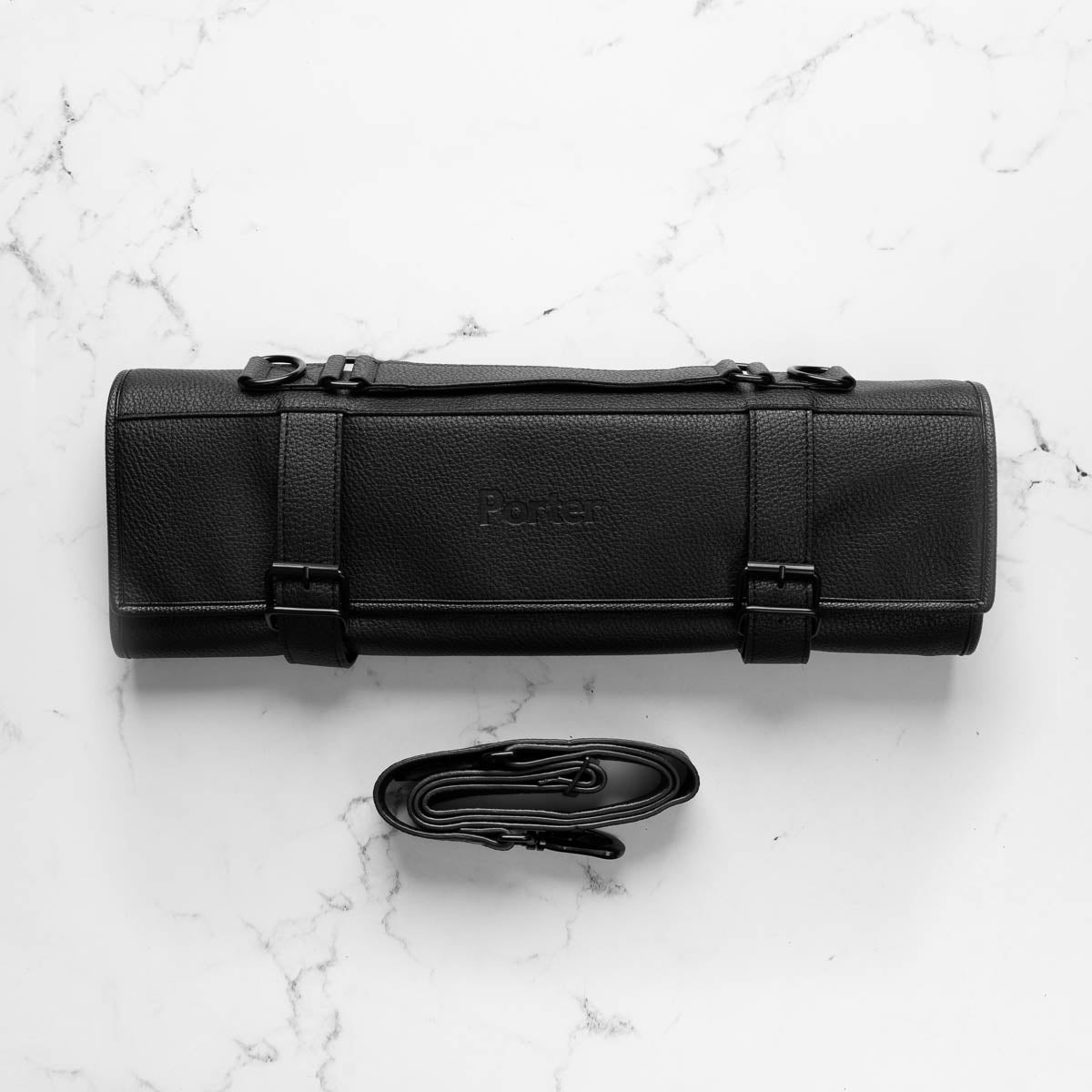 Porter 7 Pocket Genuine Leather Knife Roll