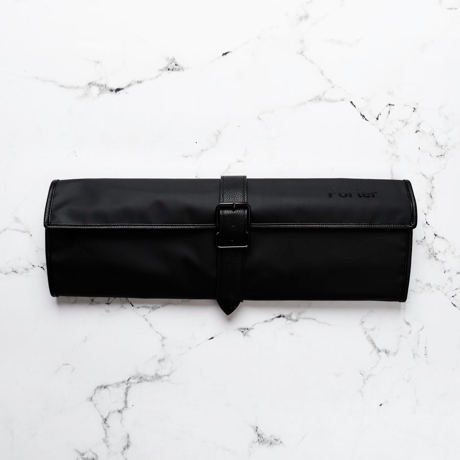 Porter 7 Pocket Polymer Leather Trim Knife Roll