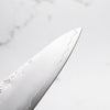 Hajimaru Ginsan Nashiji Ko Santoku 150mm - Mono Bubinga