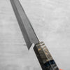 Hatsukokoro x Nakagawa White 3 Honyaki Mirror Finished Gyuto 210mm - Dark Maple
