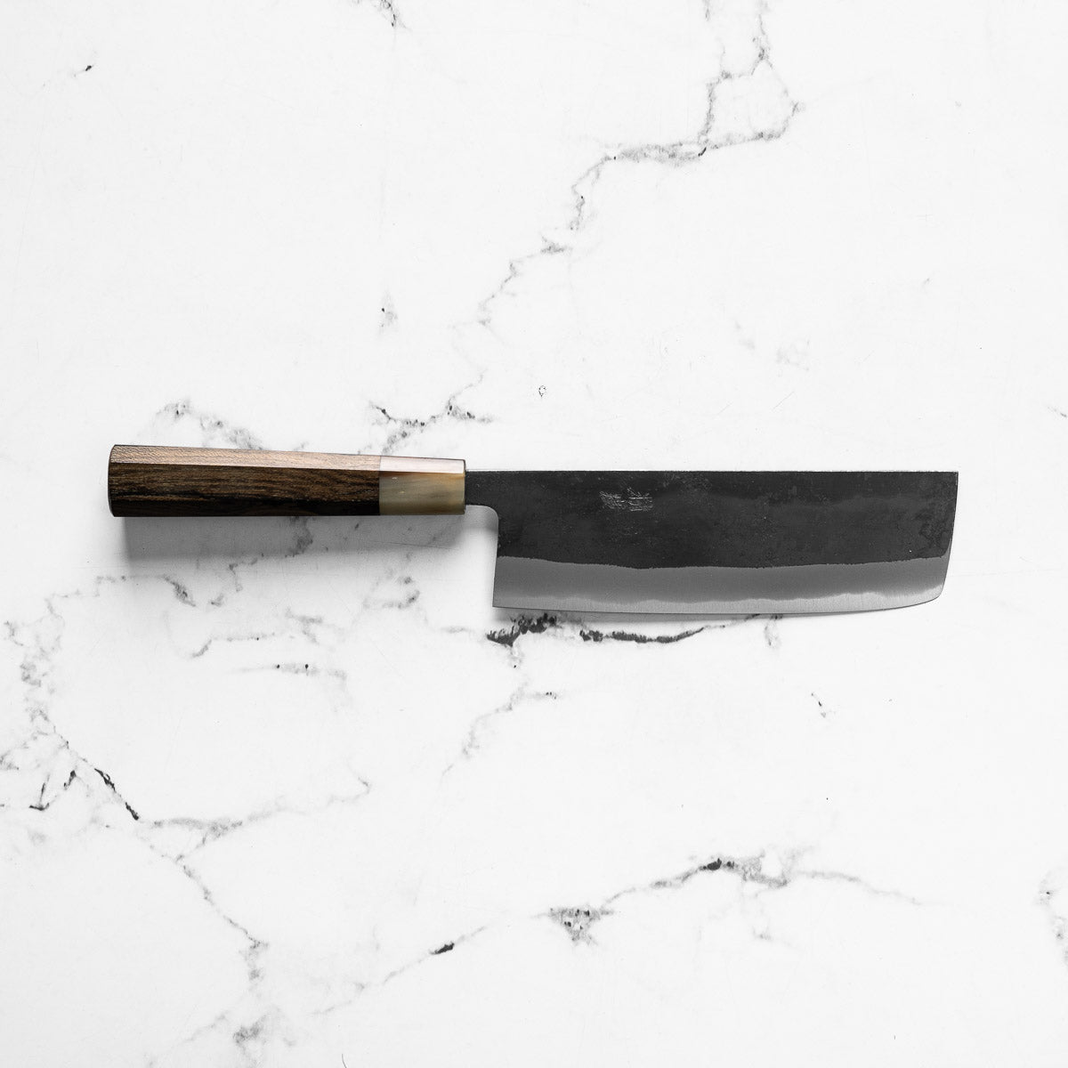 Seido "Kuro" x Tadafusa White 2 Kurouchi Nakiri 165mm