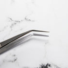 Curved Tip Plating Tweezer 20cm - Silver