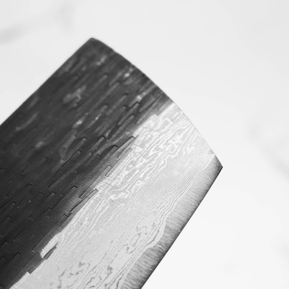 Nigara Hamono VGXEOS Kurouchi Damascus Nakiri 165mm
