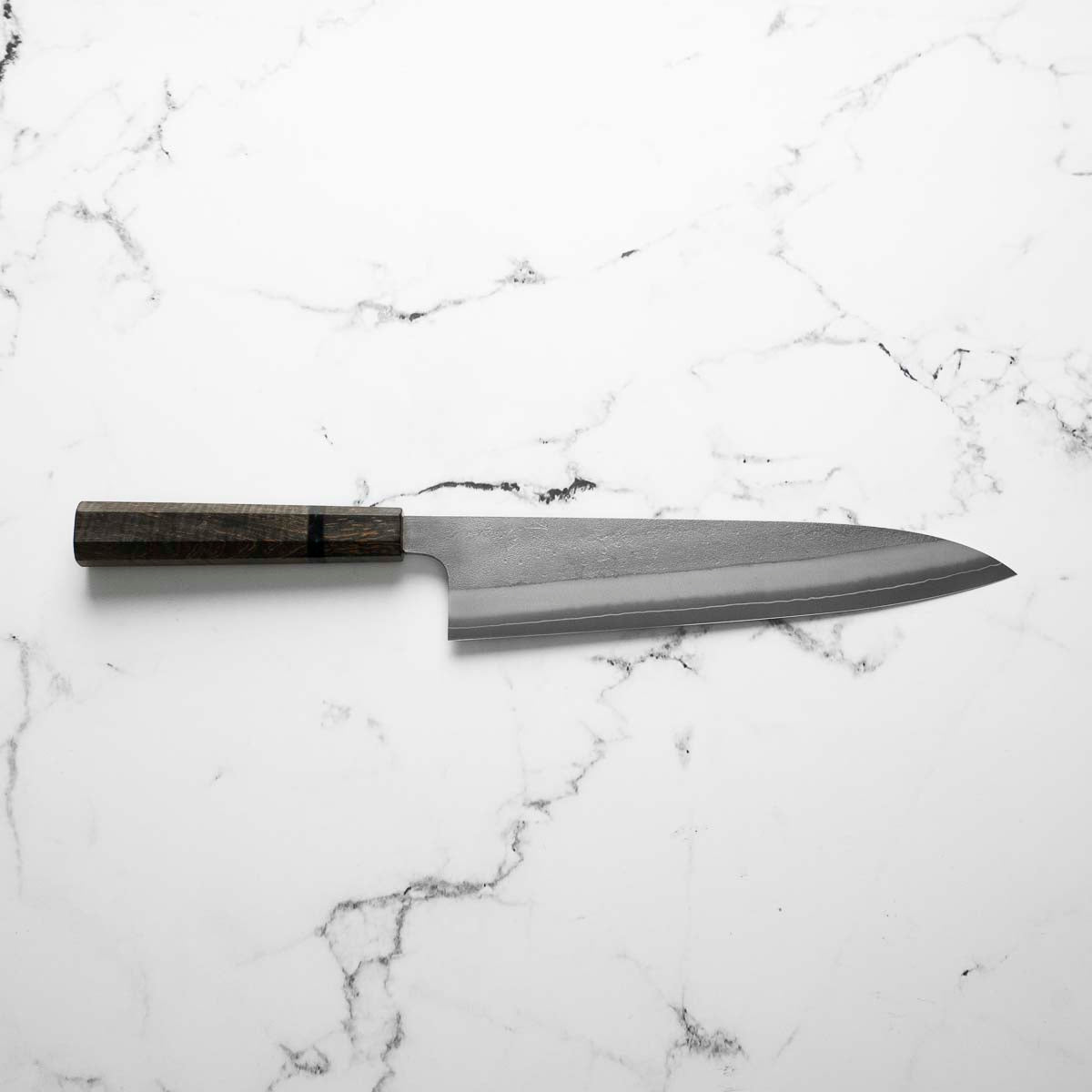 Yoshikane (Hatsukokoro) SKD Nashiji Extra Tall Gyuto 240mm - Dark Maple