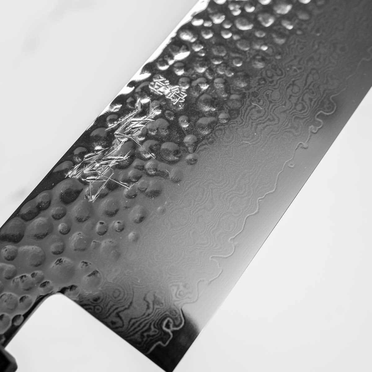 Touroku Sakai Kagayaki VG10 Damascus Tsuchime Nakiri 160mm