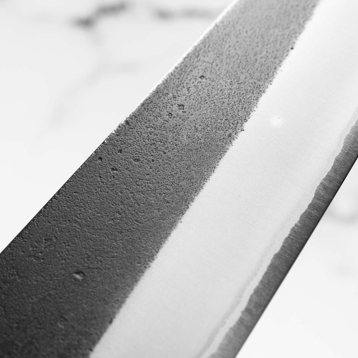 Yoshikane (Hatsukokoro) White 2 Kurouchi Nashiji Stainless Clad