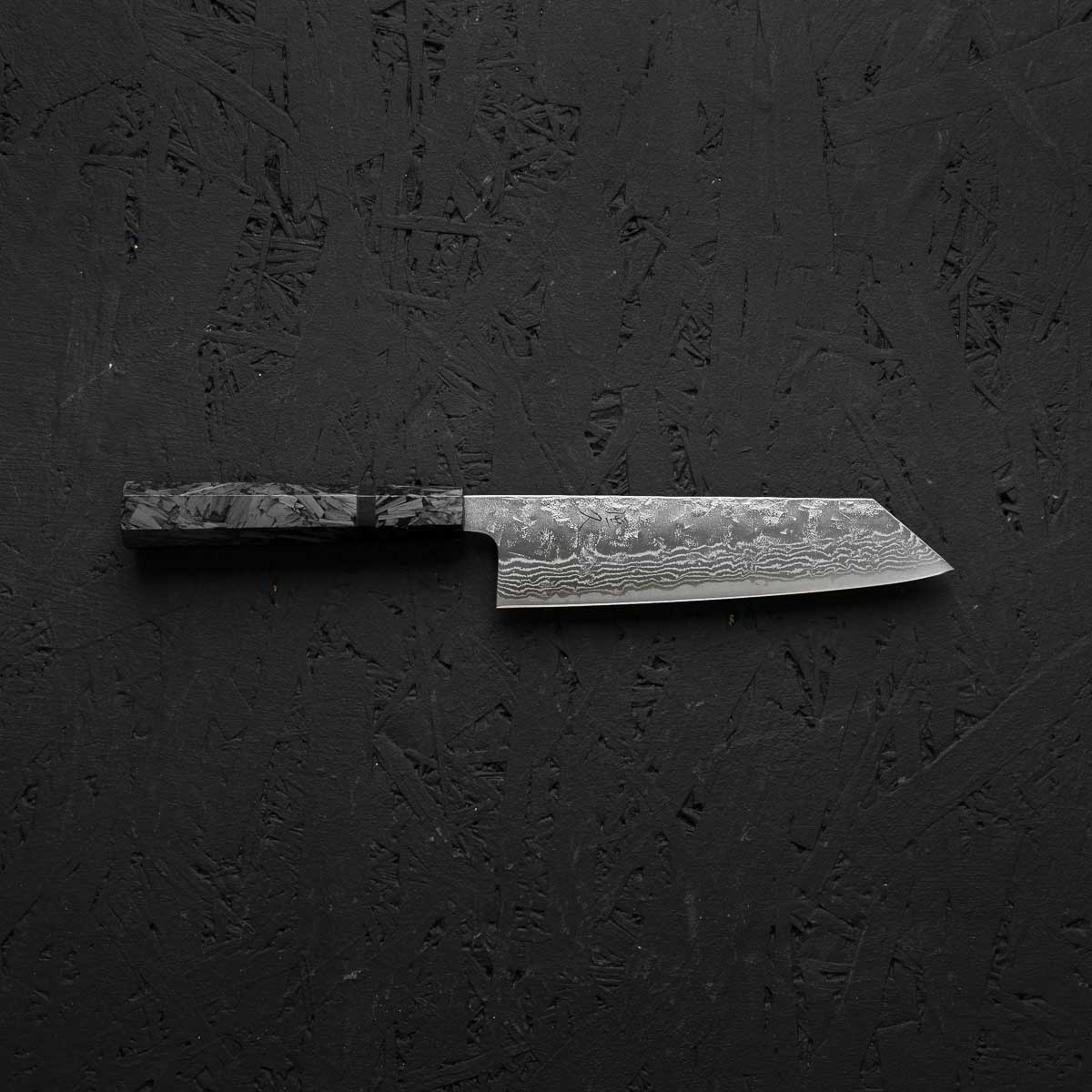 Tsunehisa Swedish Stainless Washiji Bunka 165mm - Dark Carbon Fibre