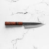 Mutsumi Hinoura Ajikataya White 2 SS Clad Petty 135mm - Resin (Red)