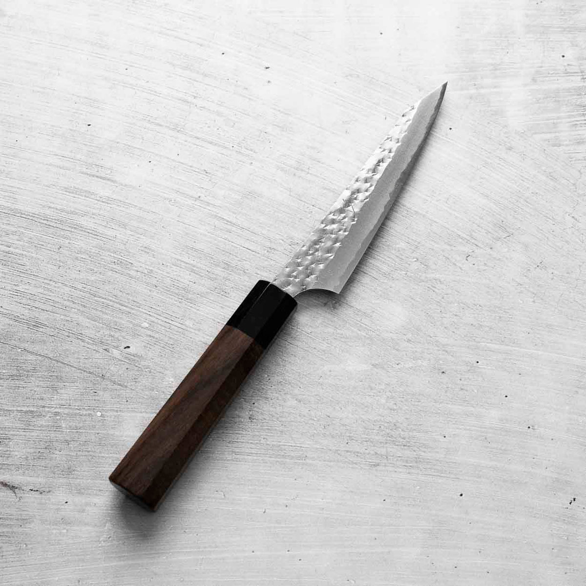 Yu Kurosaki AS Kokusen Petty 130mm - Rosewood - angled view
