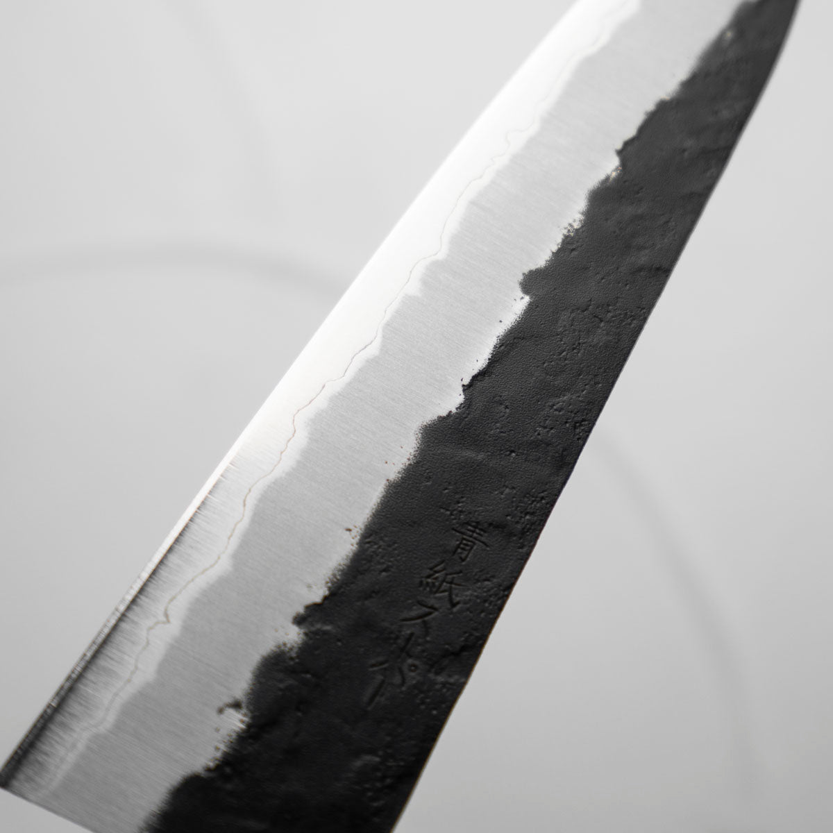 Tsunehisa Kurouchi Blue Super Nashiji Gyuto 180mm - Maple