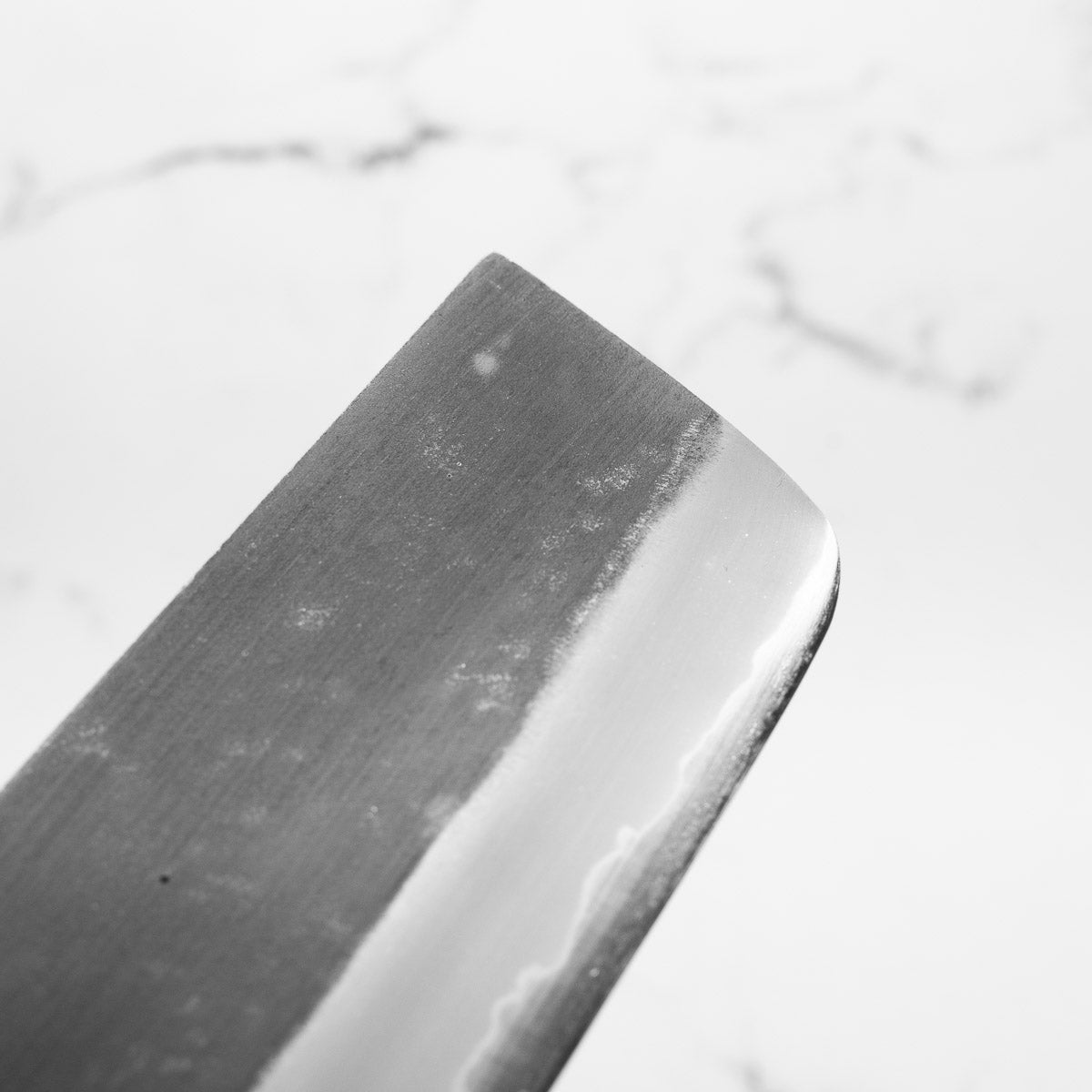 Mutsumi Hinoura Ajikataya White 2 Nakiri 165mm - Rosewood w/ Black Horn