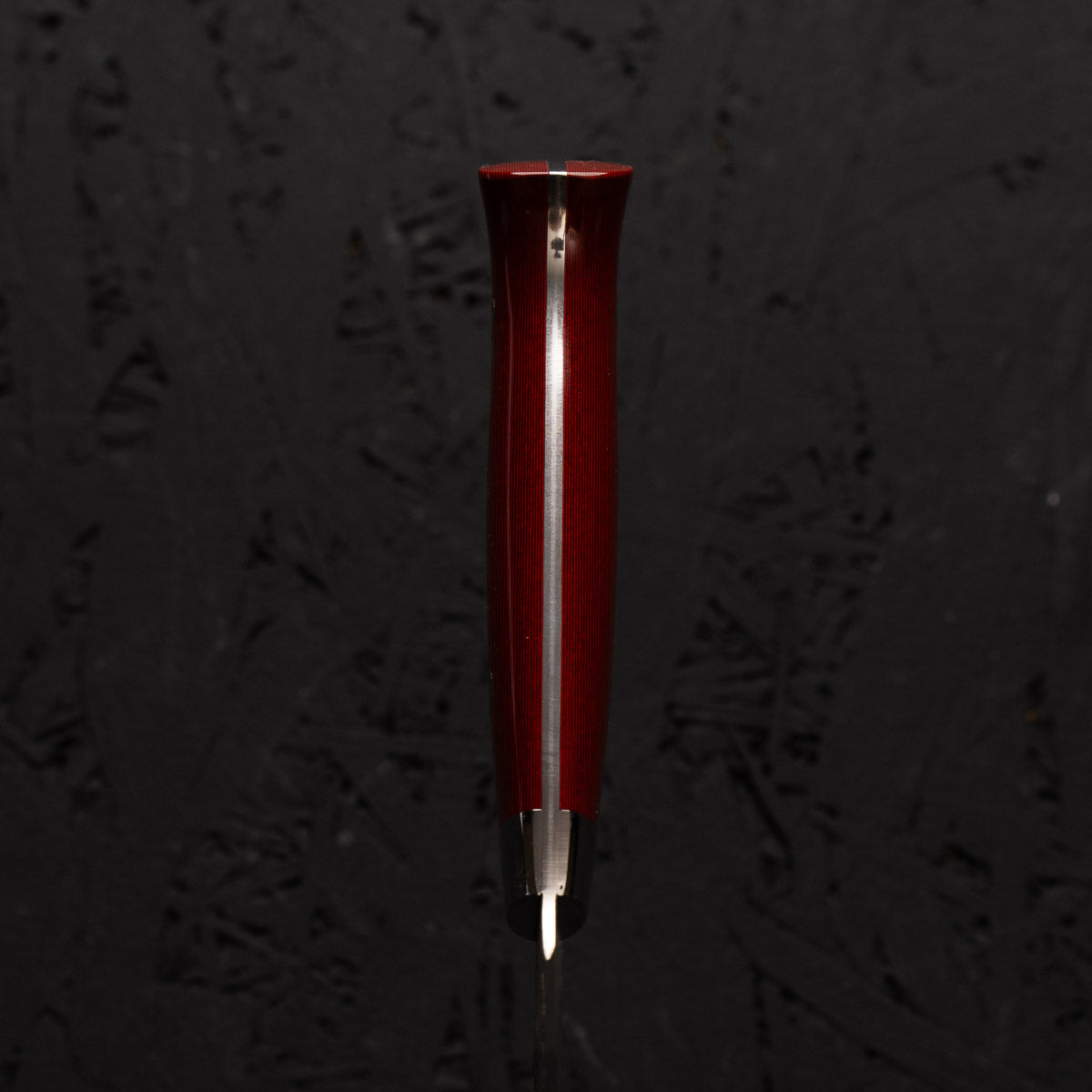 Takeshi Saji VG10 Forged Tsuchime Bunka - Red Weave